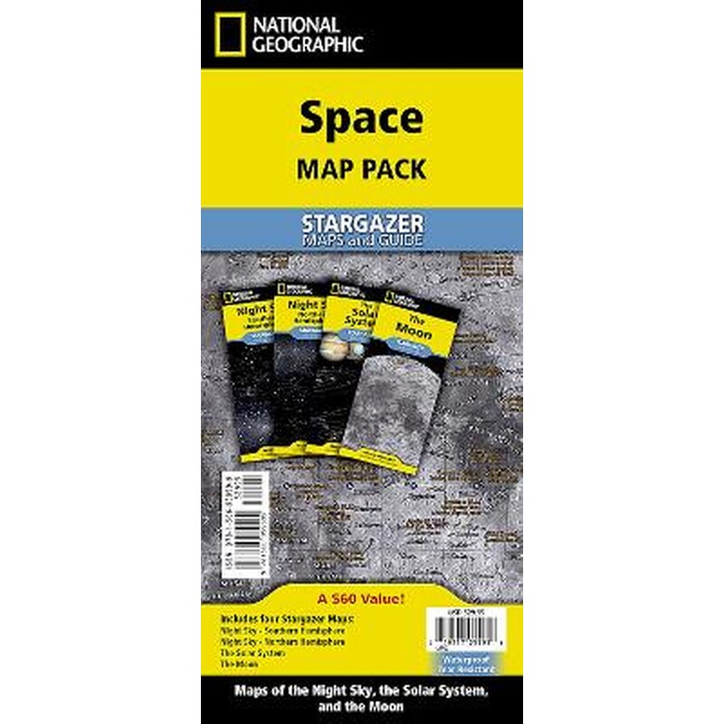 National Geographic Space (Stargazer Folded Map Pack Bundle)