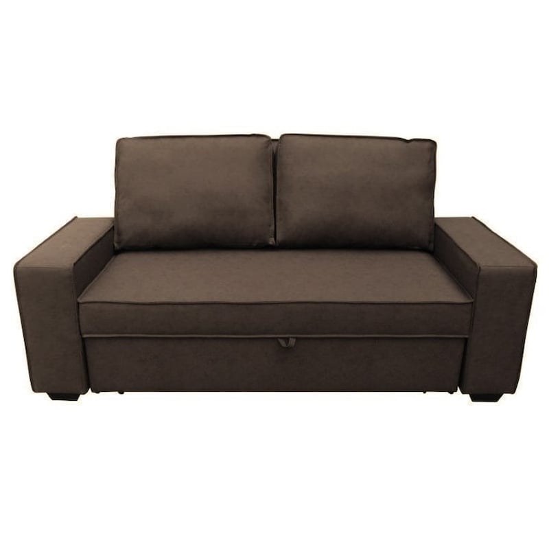 WOODWELL Διθέσιος Καναπές Κρεβάτι Woodwell Alison Ε996,3 176x102cm - Σκούρο Καφέ