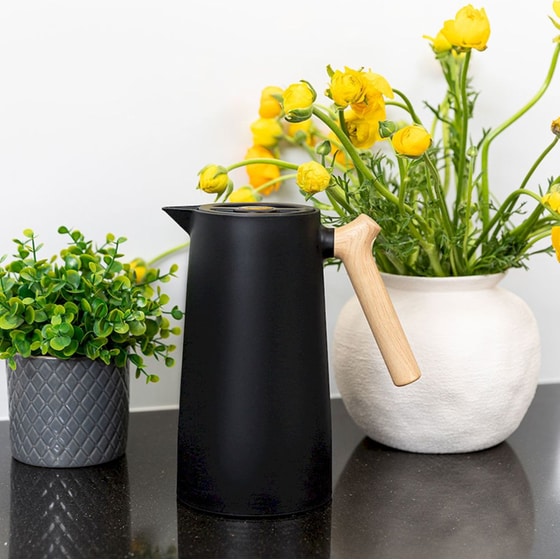 Κανάτα Θερμός Estia Home Art με Εργονομική Λαβή Μαύρη1lt image 6