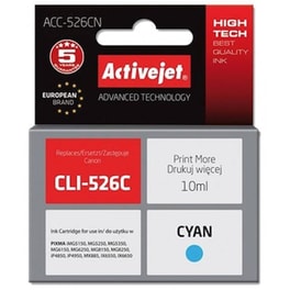 Συμβατό Canon Cli-526 Κυανό Μελάνι Εκτυπωτή Acc-526cn