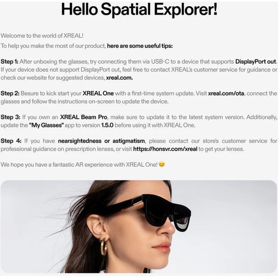 AR Glasses XREAL One - Black image 9