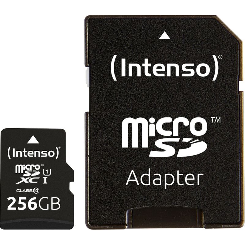 INTENSO Intenso microSDXC 256GB Class 10 U1 UHS-I με αντάπτορα