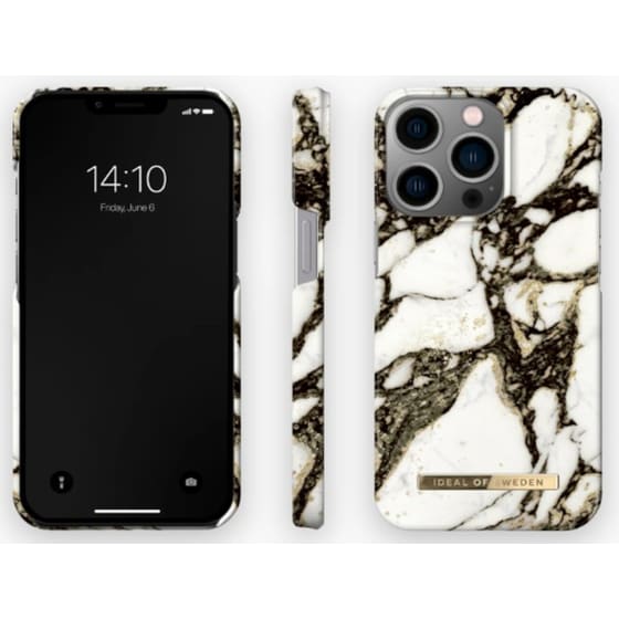 Θήκη Apple iPhone 13 Pro Max - iDeal of Sweden Fashion - Calacatta Golden Marble image 1