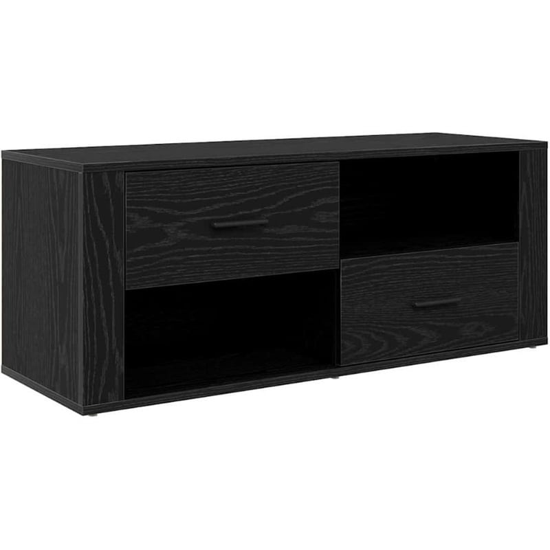 Έπιπλο Τηλεόρασης VidaXL 100 x 35 x 40 cm - Μαύρη Οξιά