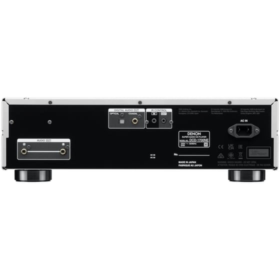 Denon DCD-1700NE Hi-Fi CD Player - Μαύρο image 1