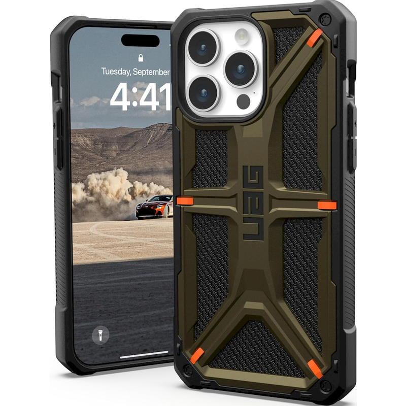 UAG Θήκη Apple iPhone 15 Pro Max - UAG Monarch - Kevlar Elemental Green