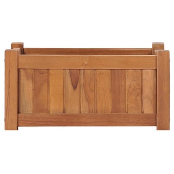 Vidaxl Ζαρντινιέρα 50 X 25 X 25 Εκ. Από Μασίφ Ξύλο Teak image 3