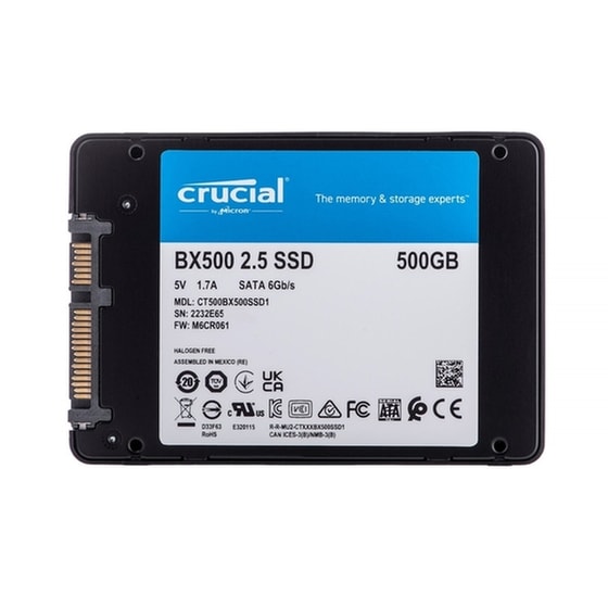 Εσωτερικός Σκληρός Δίσκος SSD Crucial BX500 500GB 2.5'' SATA III image 4