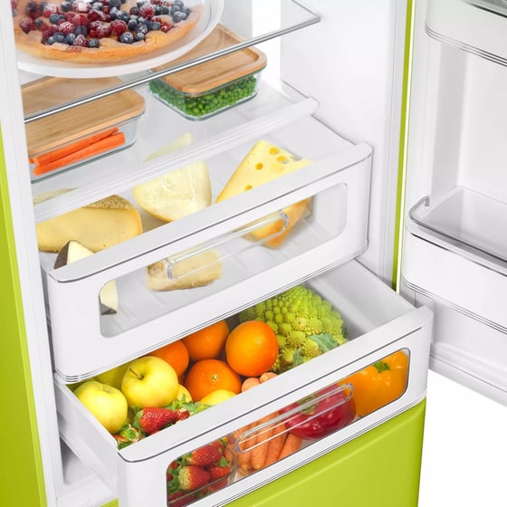 SMEG FAB32RLI6 332 Lt Total No Frost Πράσινο Ψυγειοκαταψύκτης image 8