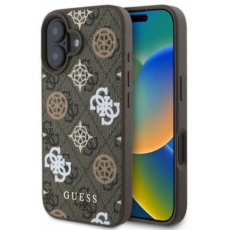 Θήκη Apple iPhone 16 - Guess Back Cover  - Brown