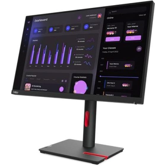 Lenovo ThinkVision T24i-30 Monitor 23.8'' FHD IPS Flat 60Hz 6ms image 1