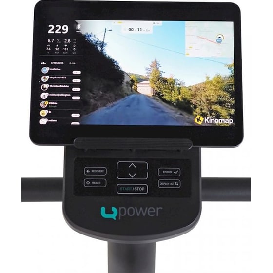 Ποδήλατο Γυμναστικής Upower Όρθιο Pro BM1000 - Μαύρο image 4
