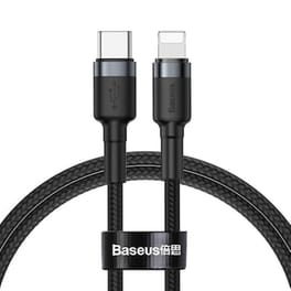 Καλώδιο δεδομένων Baseus Usb-C to Lightning 18W 1m - Black