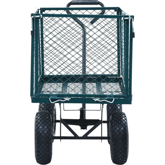 Καρότσι Κήπου VidaXL από Χάλυβα 86x46.5x97 - Πράσινο image 1