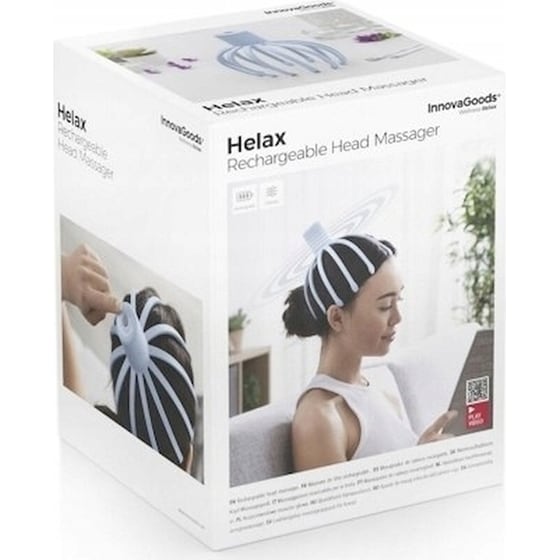 Συσκευή Μασάζ Innovagoods Helax Κεφαλής Μπλε image 1