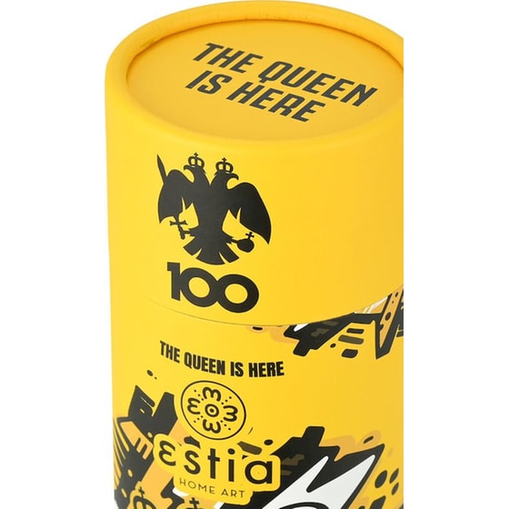 Θερμός Travel Cup Estia Home Art Save the Aegean AEK BC Edition The Queen is Here 500ml image 5