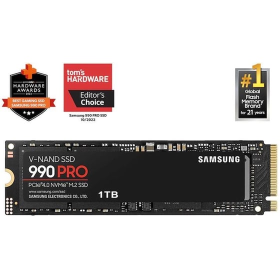 Εσωτερικός SSD Samsung 990 PRO NVMe M.2 1TB PCI Express 4.0 image 0
