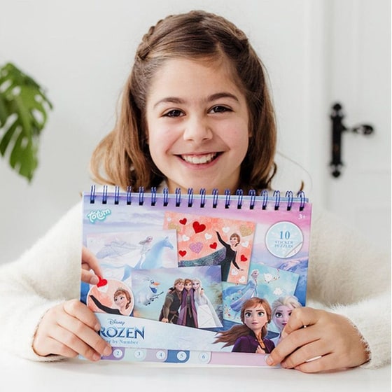 Βιβλίο Ζωγραφικής Totum Frozen Sticker Number Pad image 3