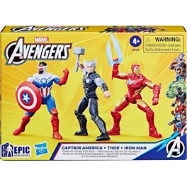 Hasbro Φιγούρες Marvel Avengers με Αξεσουάρ 3 Τμχ (10cm)