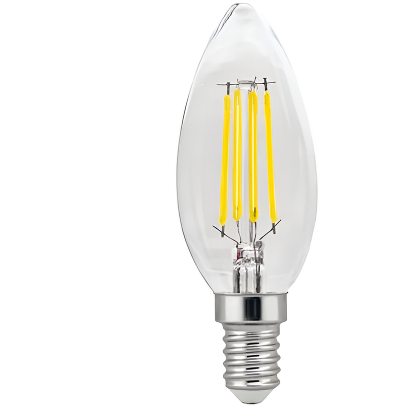 E-DAMIANAKIS Λαμπτήρας LED Dimmable Filament Vito E14 C35 6w 4000K - Φυσικό Λευκό