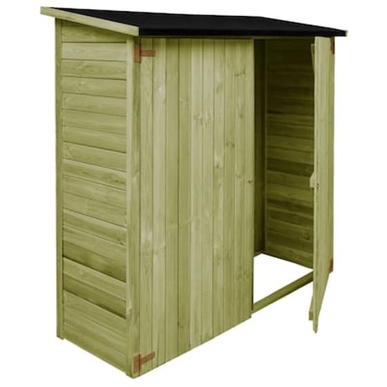 Vidaxl Αποθήκη Εργαλείων Κήπου 182x76x175 Εκ. Εμποτισμένο Ξύλο Πεύκου image 4