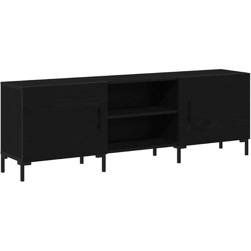 Έπιπλο Τηλεόρασης VidaXL 150 x 30 x 50 cm - Μαύρη Οξιά