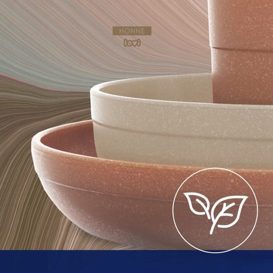Lovi Σετ Πιατάκια Με Ποτηράκι - Granola Beige image 3