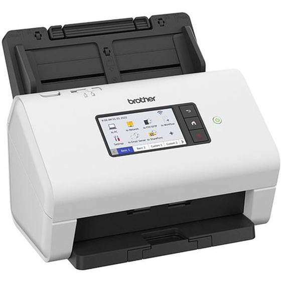 Brother ADS-4900W Σαρωτής εγγράφων A4 Sheetfed Optical 600 DPI με WiFi και Ethernet - Λευκό image 1