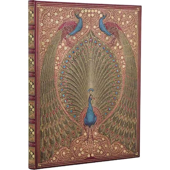 Ημερολόγιο Εβδομαδιαίο 2027 Paperblanks 18Μ Ultra Hardcover Hafiz Peacocks image 0