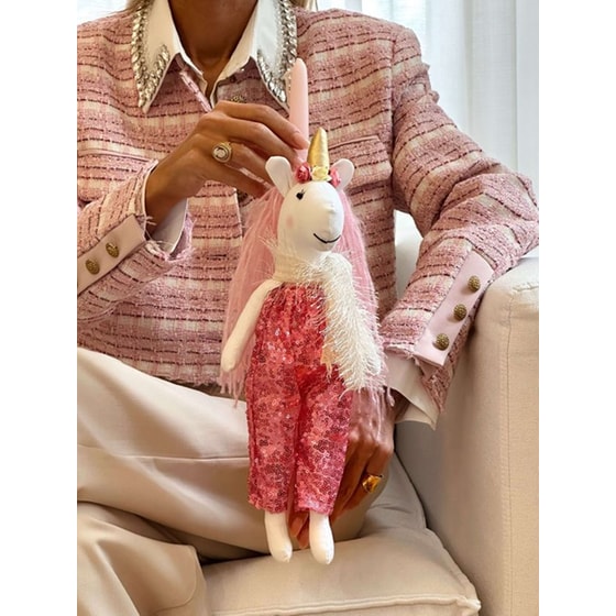 Λαμπάδα LALAKOOKI Λυδία η Φιλόδοξη - Ροζ image 0