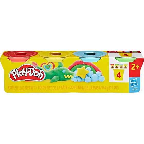 Hasbro Play-Doh Classic 2 Σχέδια 4 Τμχ - Τυχαία Επιλογή Σχεδίου (G05125) image 1