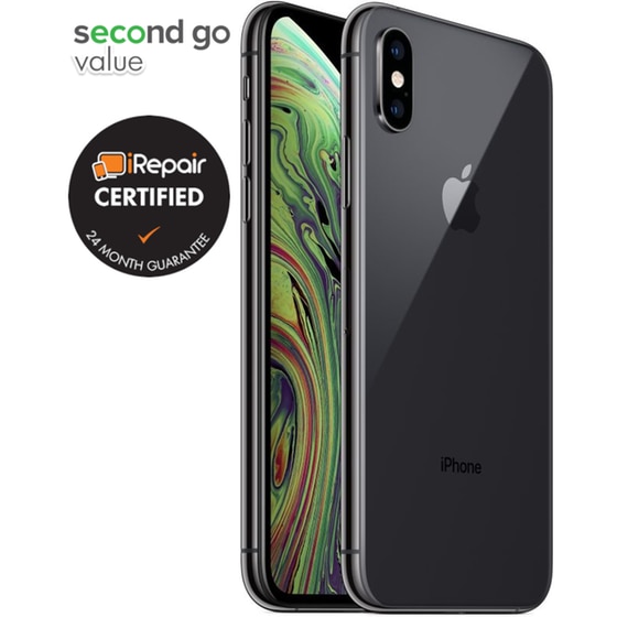 Μεταχειρισμένο Apple iPhone XS 64GB Space Gray second go value Certified by iRepair image 4