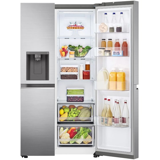 Ψυγείο Ντουλάπα LG GSLV70PZTD Total No Frost 635 Lt με DoorCooling+™, ThinQ™ και Wifi - Inox image 5