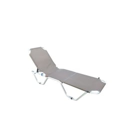 Creta Ξαπλώστρα Alu Textilene Cappuccino C55927
