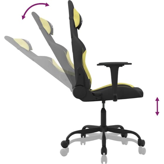Καρέκλα Gaming VIDAXL 3143717 - Μαύρο image 4