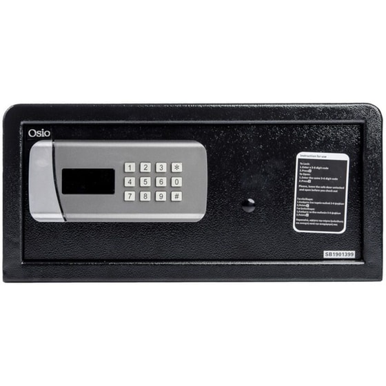 Χρηματοκιβώτιο Osio OSB-2043BL - Μαύρο image 0
