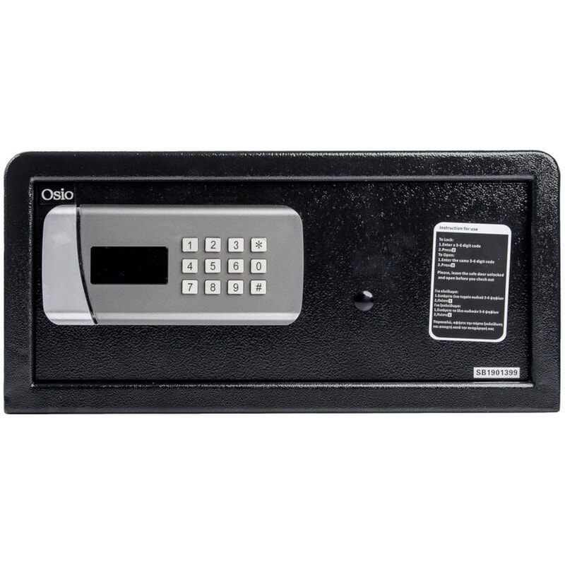 OSIO Χρηματοκιβώτιο Osio OSB-2043BL - Μαύρο