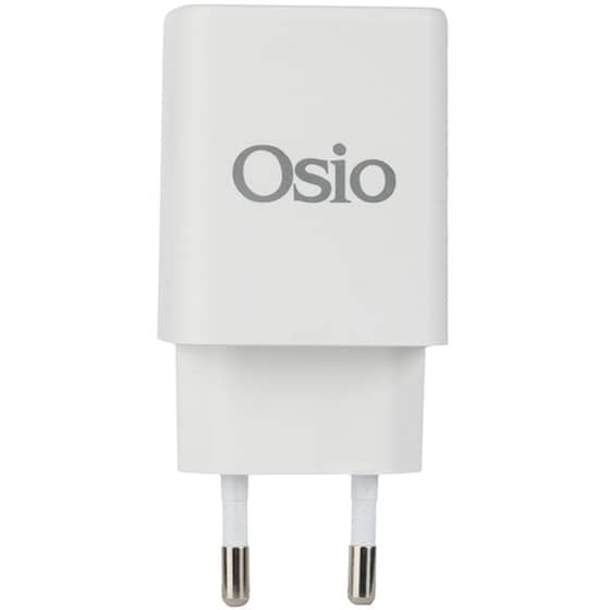 Φορτιστής Πρίζας Osio OTU-5945W&nbsp; USB-A/USB-C 45 W - Λευκό image 1