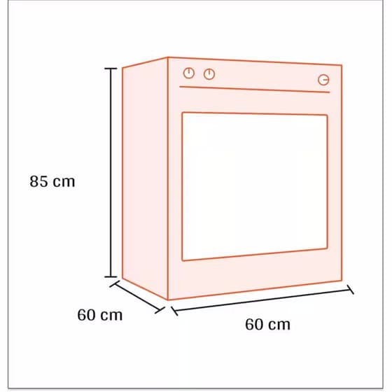 WHIRLPOOL W6V8LCSW 72 Lt Λευκό Ηλεκτρική Κουζίνα Κεραμική image 1