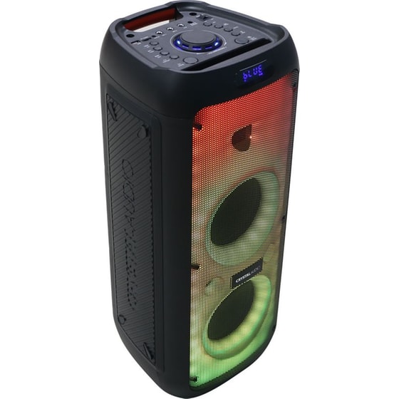 Party Speaker Crystal Audio PRT-14 TWS 80W Karaoke με Ασύρματo Μικρόφωνo - Μαύρο image 1