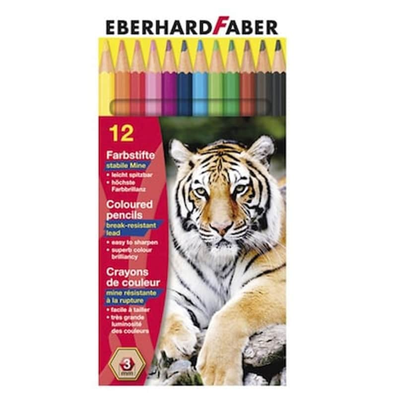 FABER Ξυλομπογιες Μεγαλες Faber Σετ=12χρωμ. Faber 5148-12