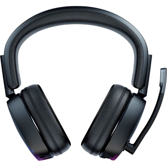Roccat Syn Max Gaming Ασύρματα Ακουστικά Bluetooth/2.4 GHz με RGB φωτισμό - Μαύρα image 0