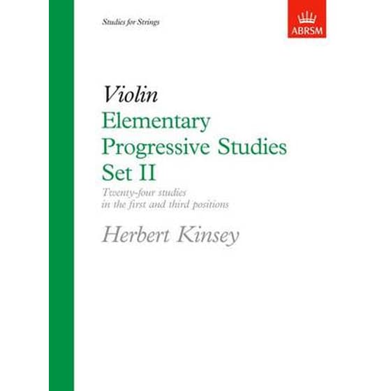 Elementary Progressive Studies, Set II for Violin image 0