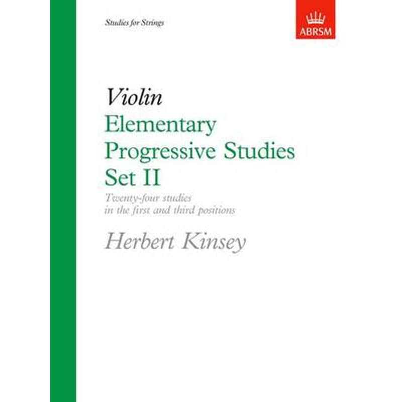Elementary Progressive Studies, Set II for Violin