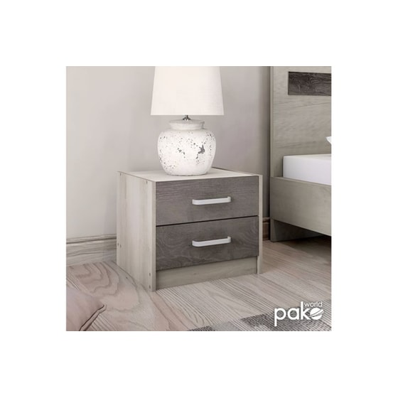 Κομοδίνο Pakoworld Από Μοριοσανίδα 47.5x40.5x40.5 cm - Castilllo Toro image 1