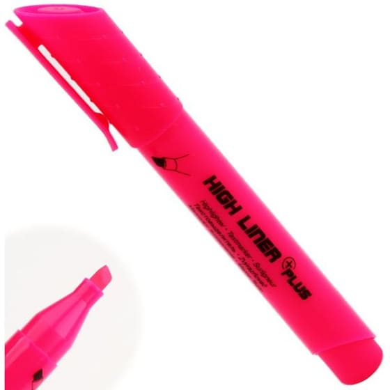 Μαρκαδόρος Υπογράμμισης Kores Neon 3-5mm Ροζ image 2