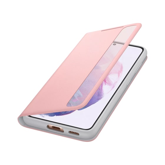Θήκη Samsung Galaxy S21 Clear View Cover - Ροζ image 3