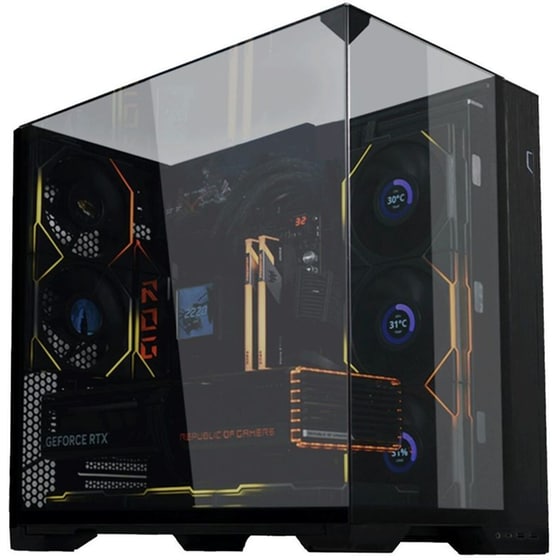 Κουτί Desktop Lian Li O11 Vision Compact Full Tower - Μαύρο image 4