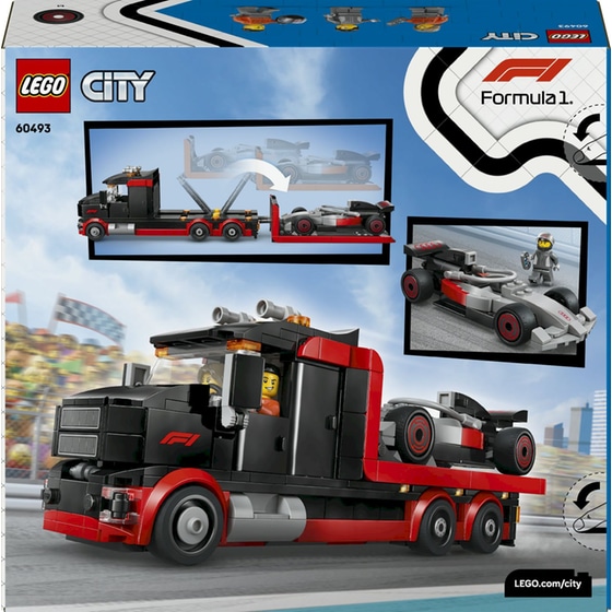 LEGO® City Εκθεσιακό Φορτηγό F1® με Αγωνιστικό Αυτοκίνητο Audi F1® (60493) image 5