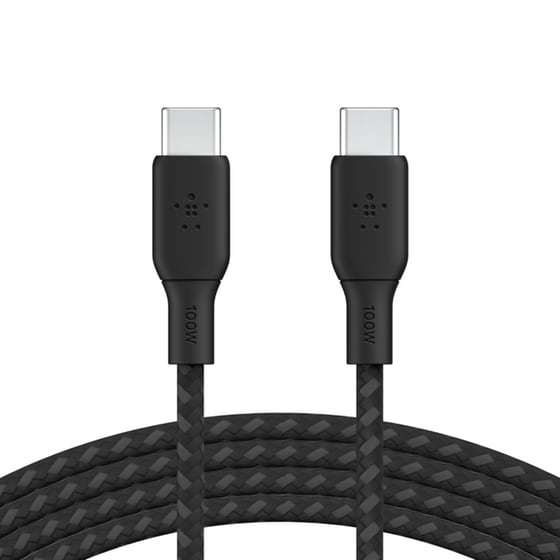Καλώδιο Φόρτισης Belkin Braided USB-C 2m - Μαύρο image 0